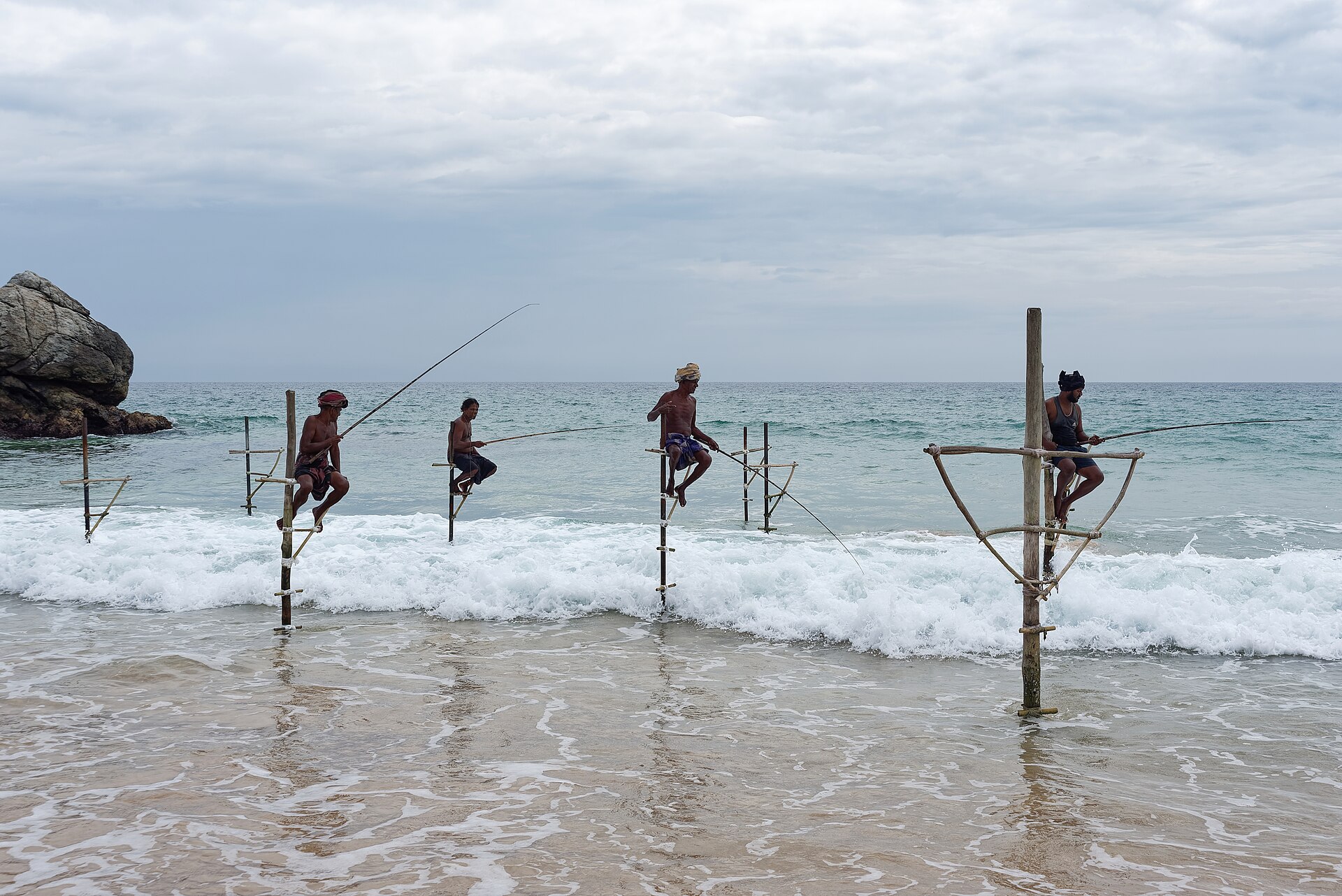 Meet the stilt fishermen of the south
